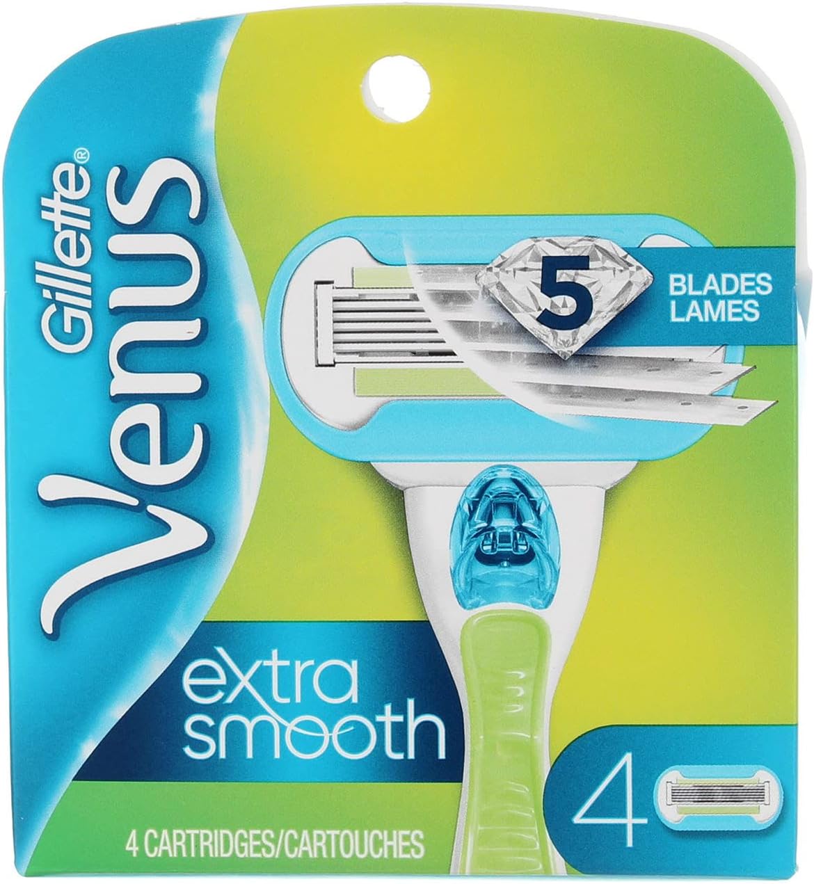 Venus Embrace Women's Razor Refill Cartridges (4 Count x 3 Pack)