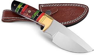 Stauer River Canyon Bowie Knife with Sheath – 420 Stainless Steel Full Tang Knife for Men for Camping, Fishing, Self Defense & Outdoor Adventure – Hunting Accessories - Stauer