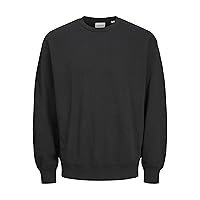 JACK & JONES Jjecharge Sweat Crew Neck Noos Maglia di Tuta, Nero