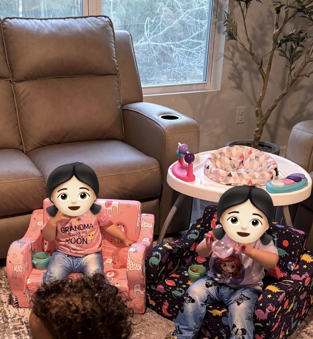 MOMCAYWEX Kids Sofa 2-in-1 Flip Out Couch