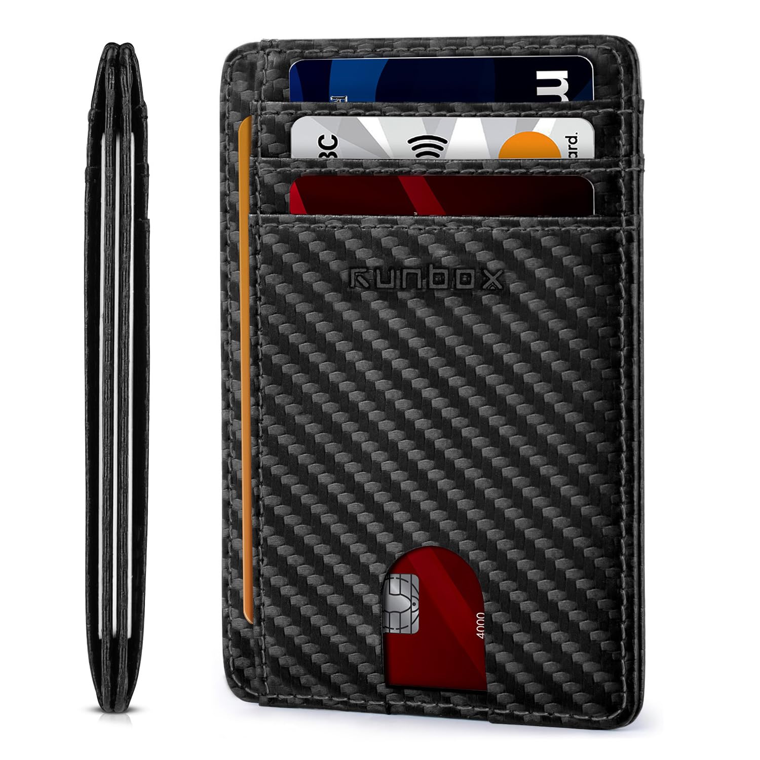 53% Off RUNBOX Slim RFID Blocking Leather Wallet - Image 1