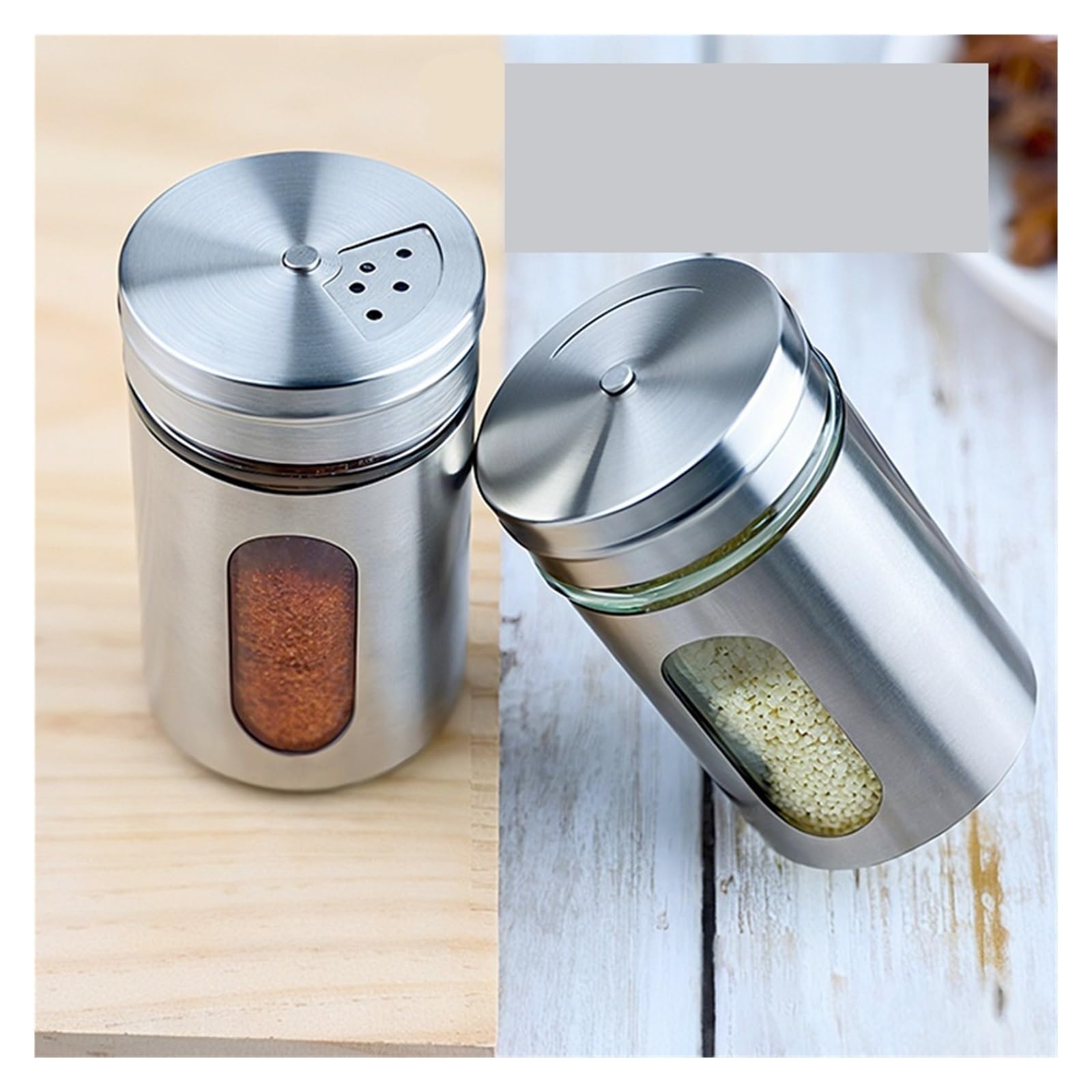 12pcs Seasoning Rotating Bottle Pour Sucre