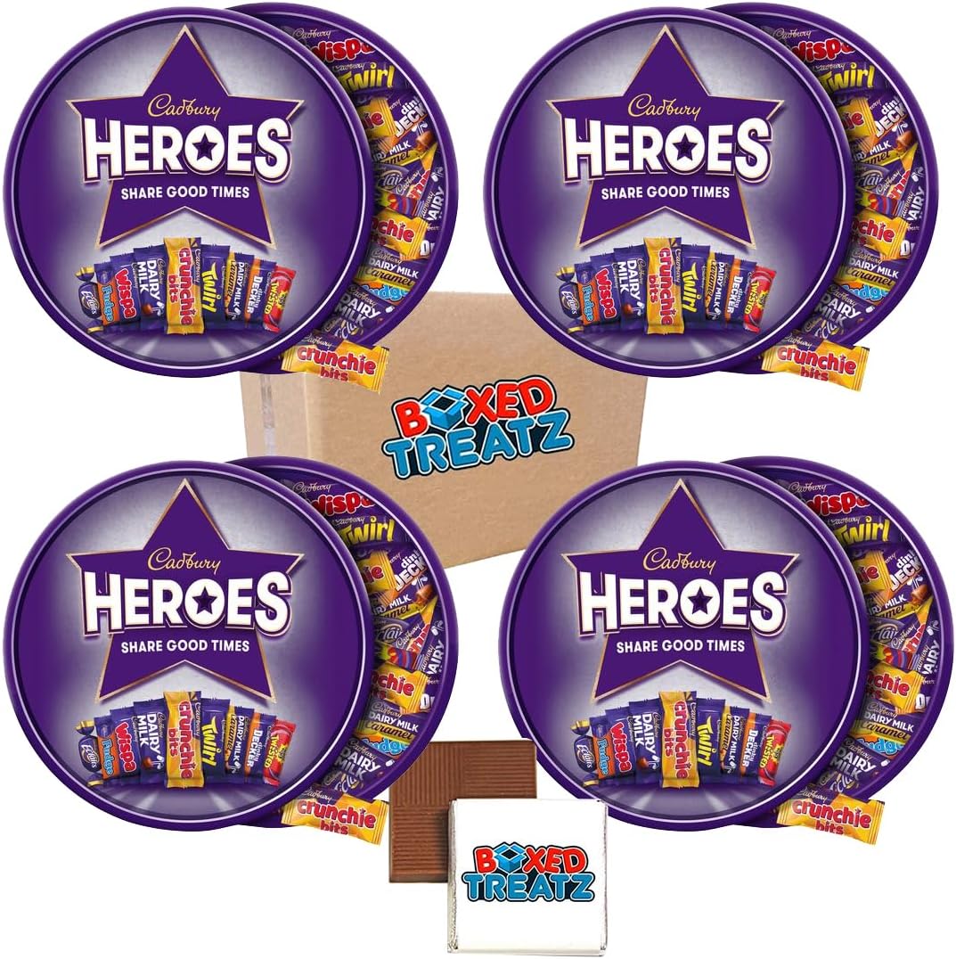 Cadbury Heroes Tubs Selection, Bulk Buy 1.1kg & Up to 2.2kg, A Great