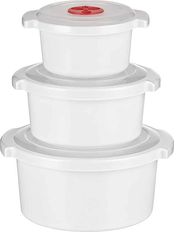 TUPPERWARE Mikrowelle Microcook 3 L + 1,75 L Kasserolle + Deckel Blau