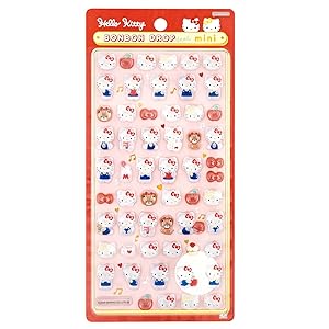 サンスター文具 サンリオキャラクターズ ボンボンドロップシール ミニ