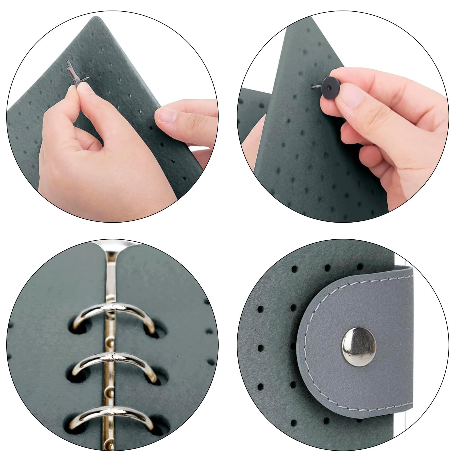 Produktbild von VICASKY Filz Pin Sammelalbum Mit Elastischem Band