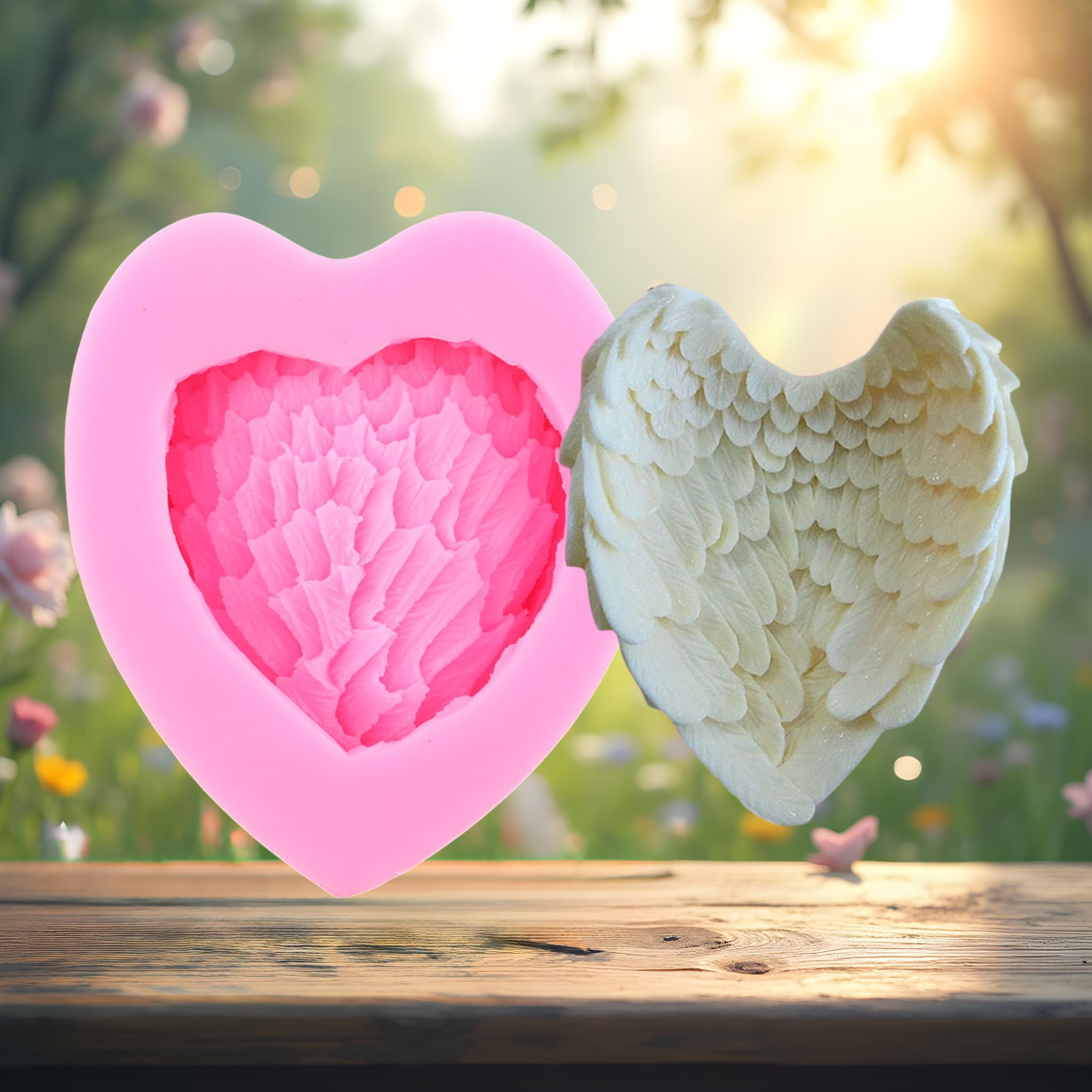 Angel Wings Fondant Silicone Molds For Cake Decoration Cupcake Topper Polymer Clay Candy Chocolate Gum Paste