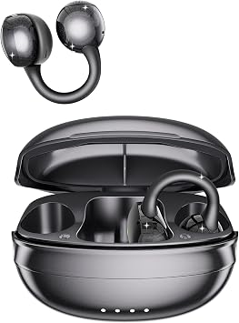Open Ear Earbuds, Clip On Headphones Wireless Earbuds for Running