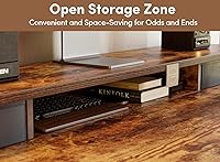 Vista 6 de BANTI 40x24 Inch Electric Standing Desk with Dual Drawers, Height Adjustable Stand Up Table, Sit Stand Home Office Desk with Storage Shelf, Black