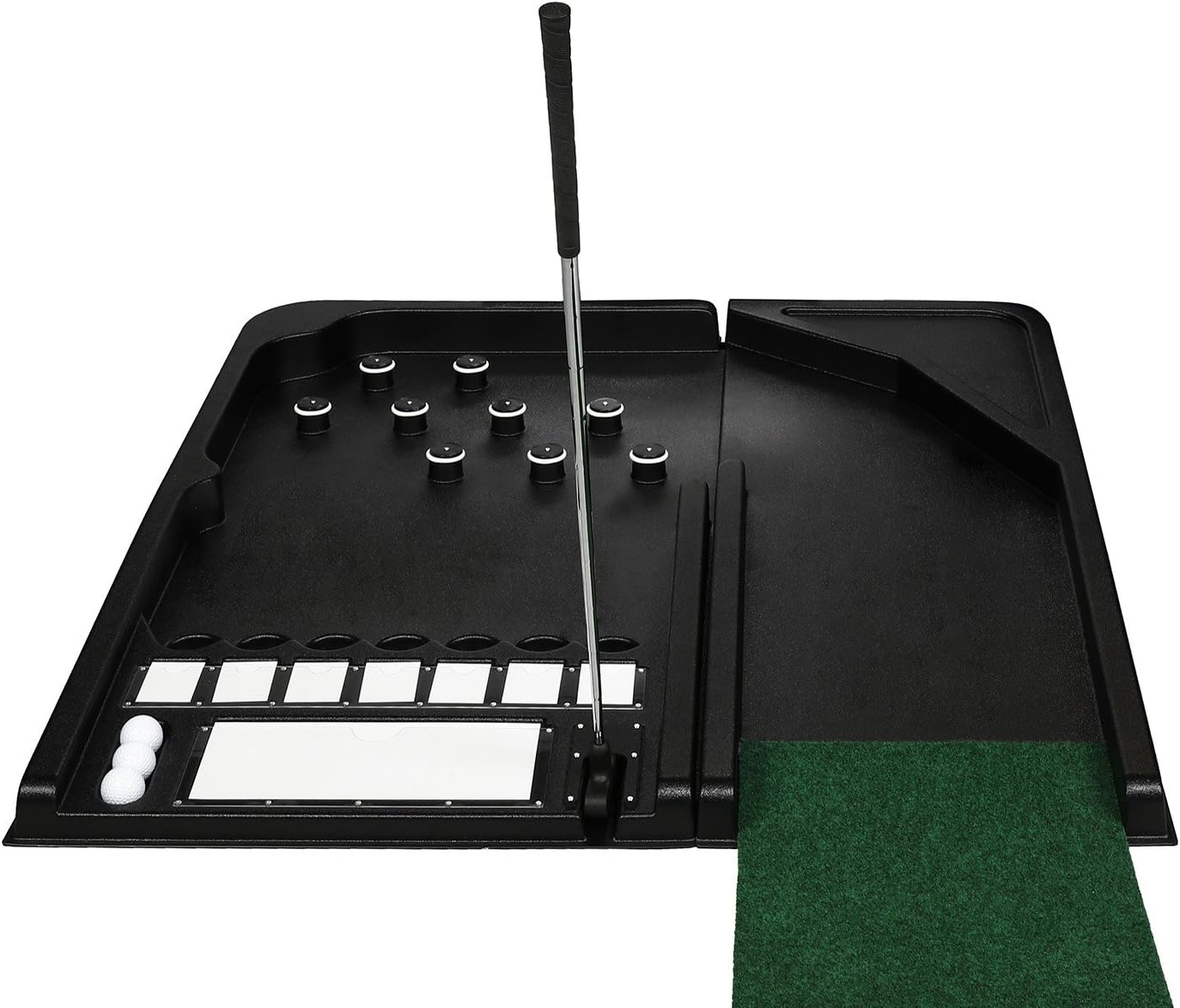 Prize Putt for Prizes – Mini Golf for Fundraisers, Trade Shows, Classrooms – Ultra-Durable ABS Plastic with Rubber Bumper Rings and Synthetic Astroturf