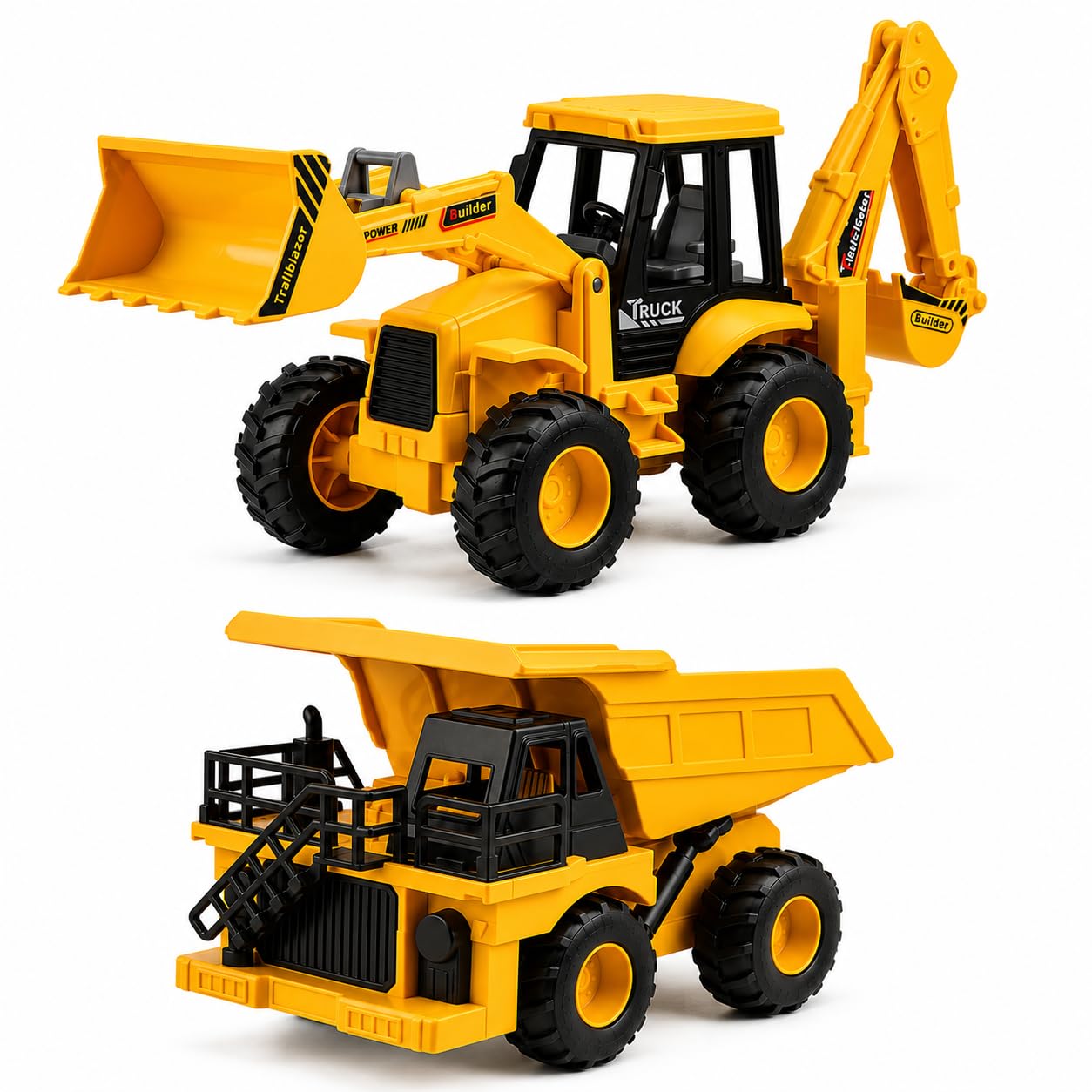 JCB Toy Big Size for Kids | Excavator Toys for Kids | Construction Vehicle Toys Set | Excavator Loader & Dumper Truck | Heavy Duty Engineering | Gift for Boys & Girls 3+ Years-image-9