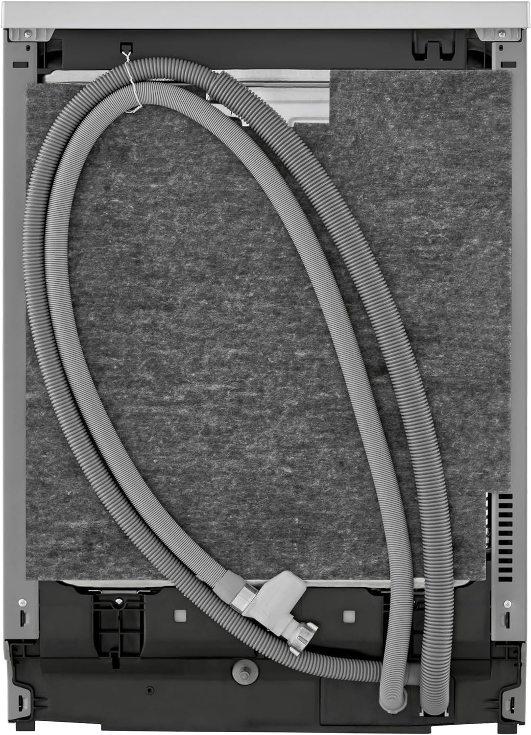 LG DF141FV Lavastoviglie Libera Installazione, Serie 1, Lavastoviglie 14 coperti, Classe D, Sistema QuadWash a 4 Bracci Irroratori, Programma Turbo, EasyRack Plus, Smart Diagnosis, Grigia