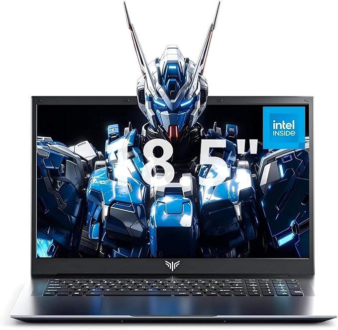 2026 Ordinateur Portable 18,5" FHD, PC Portables 13e Processeur 4-cœurs N150 (jusqu'à 3,60 GHz) 16 Go RAM, 512 Go SSD M.2, 1080 écran HD, WiFi 5, BT 5.2, USB 3.2, Longue Durée 8000mAh