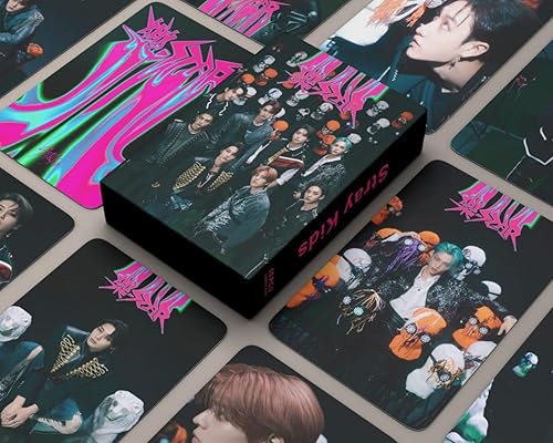 Miniatura 2 de Gimuemi 55pcs STRAY KIDS Photocards STRAY KIDS SKZ -STAR Nuevo álbum KPOP LOMO Tarjetas Stray Kids Tarjetas de fotos STRAY KIDS Merch Postales