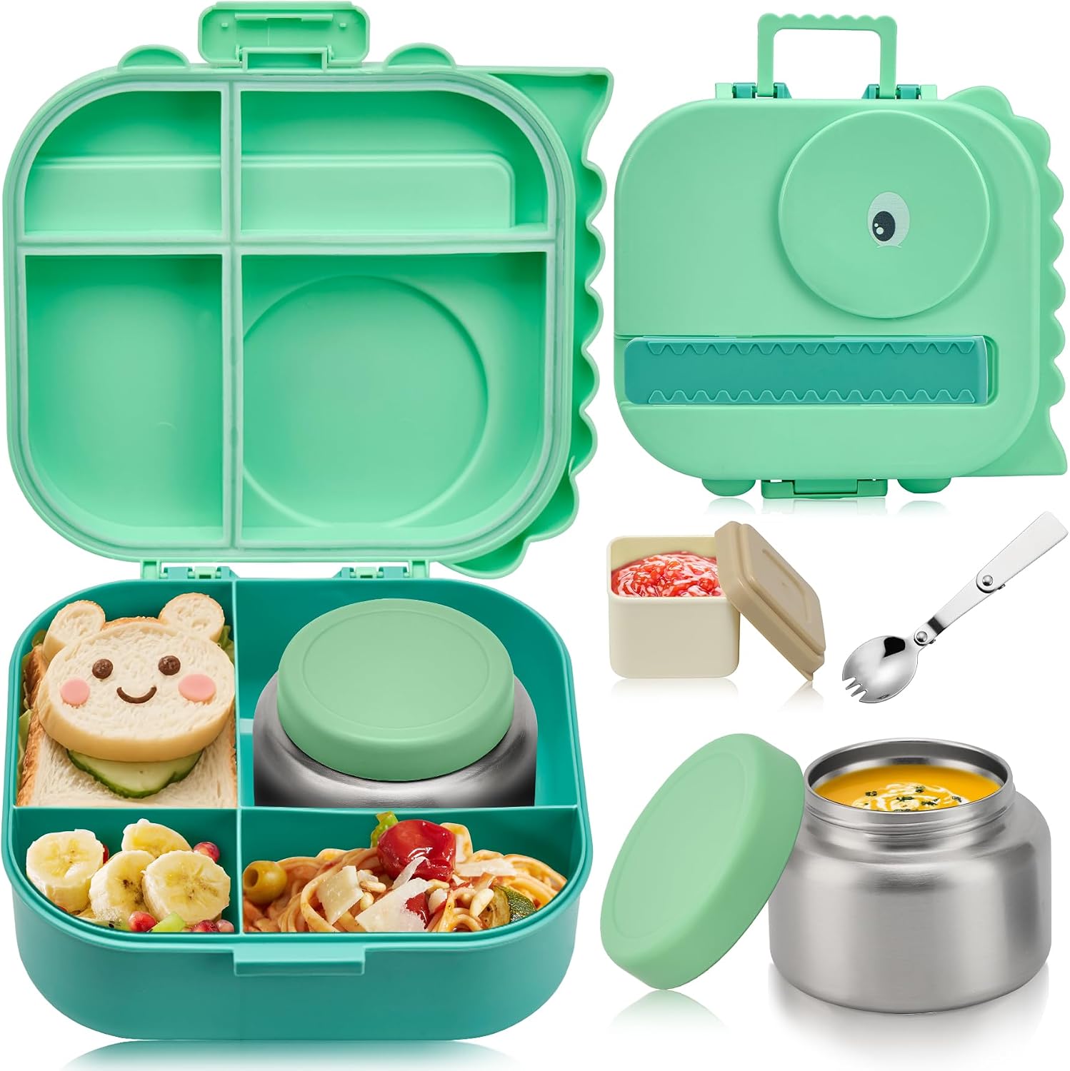 Pawtong Bento Lunch Box Thermo Compartment