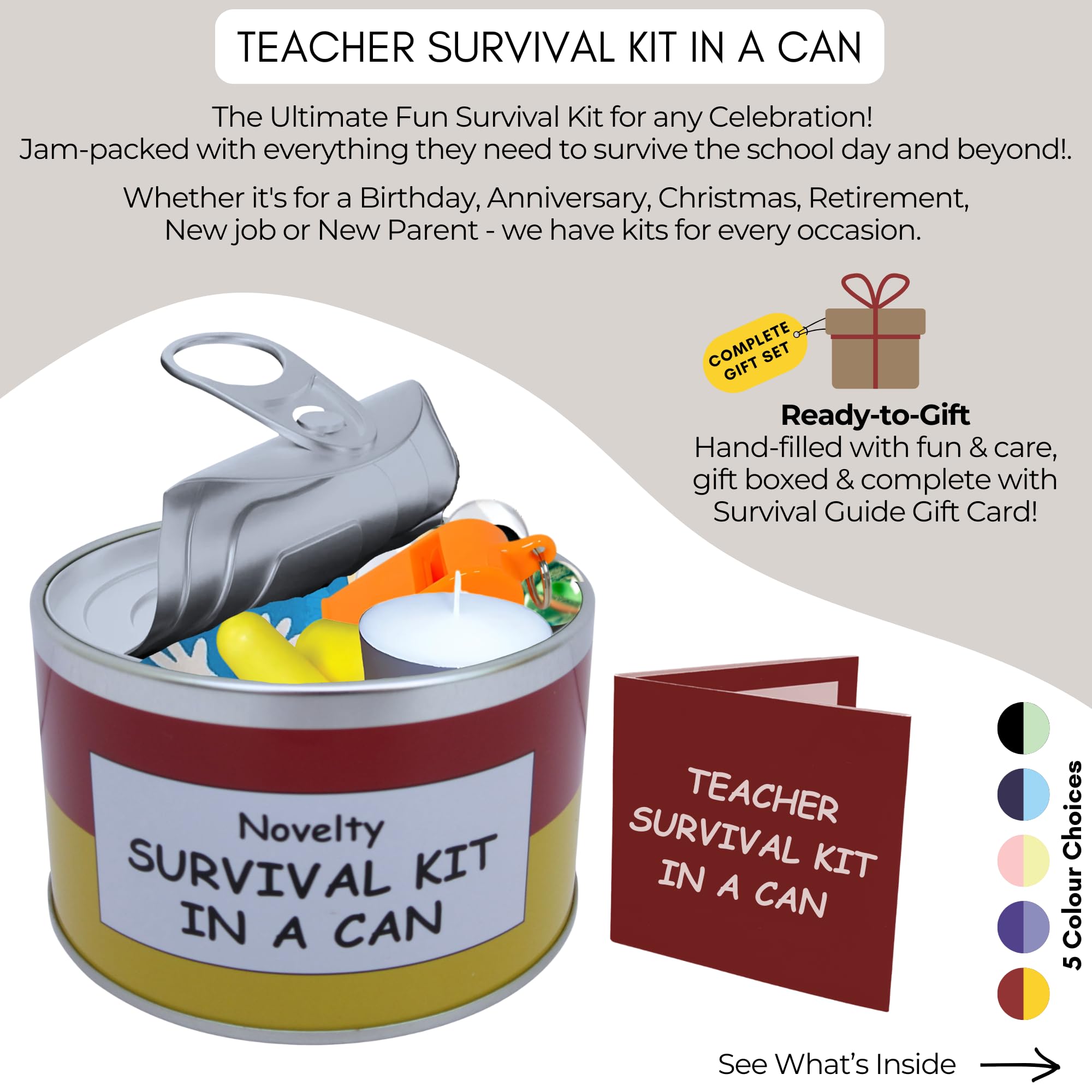 K Di Sopravvivenza Per Insegnanti, Regalo Per Insegnanti, Regalo Di - Foto 3