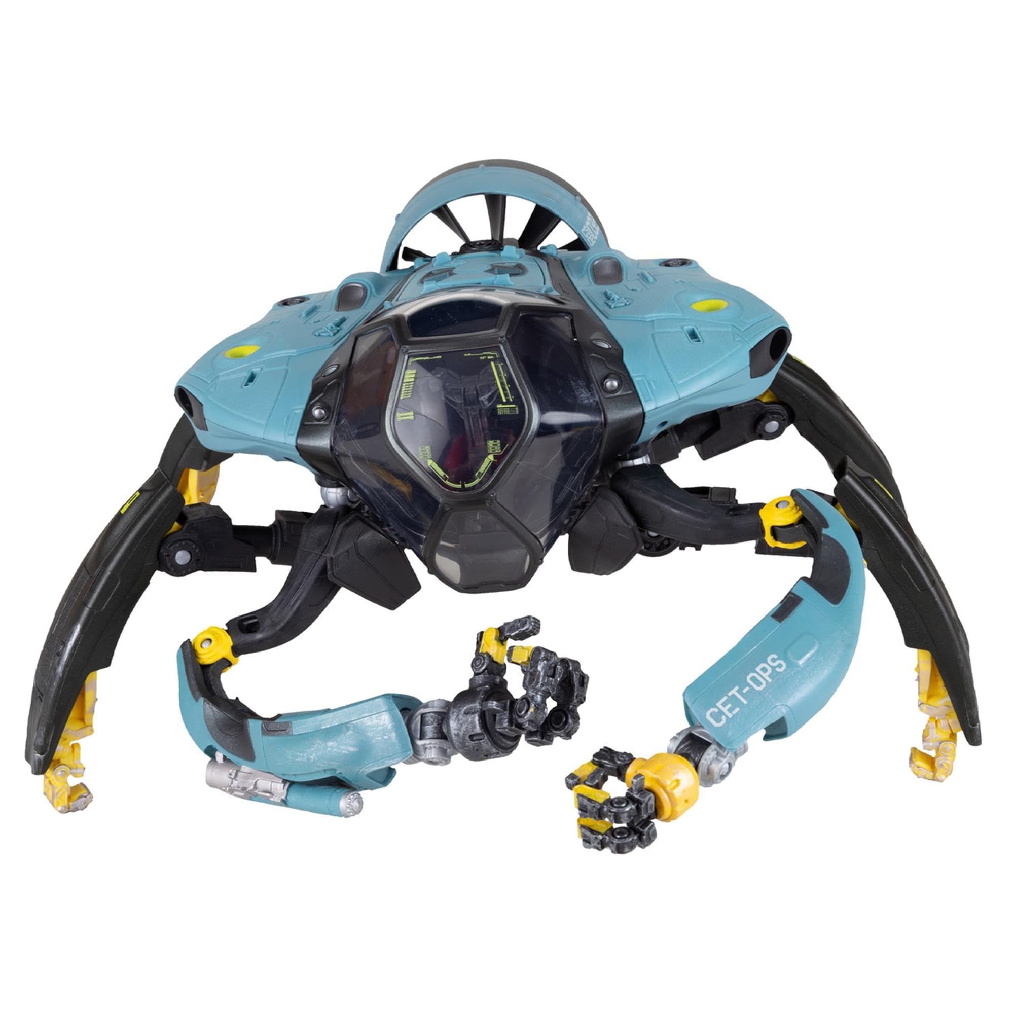 McFarlane Toys, Disney Avatar, World of Pandora CET-OPS Crabsuit Avatar Movie Action Mega Figure with 22 Moving Parts, Disney Toys Collectible Figure with Collectors Stand, Ages 12+