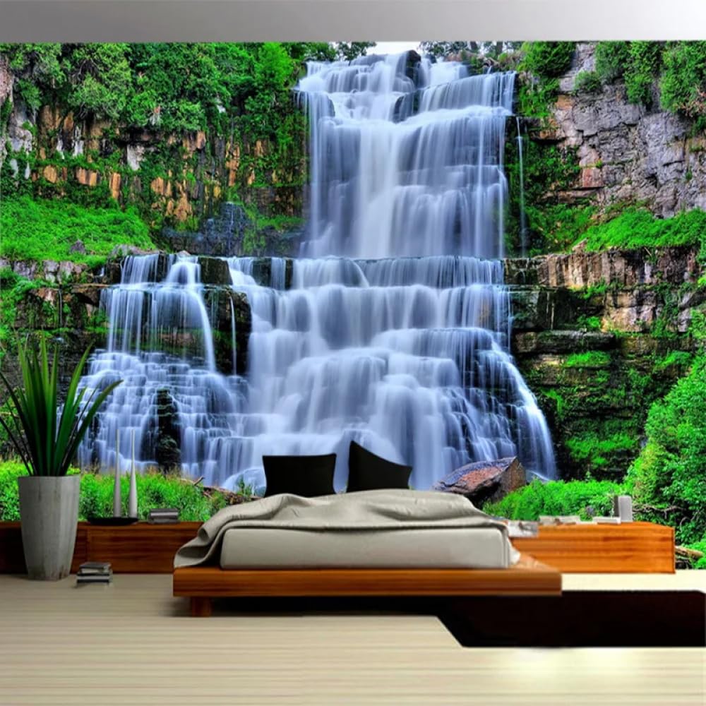 Papier peint photo 3D paysage naturel premium pour chambre à coucher