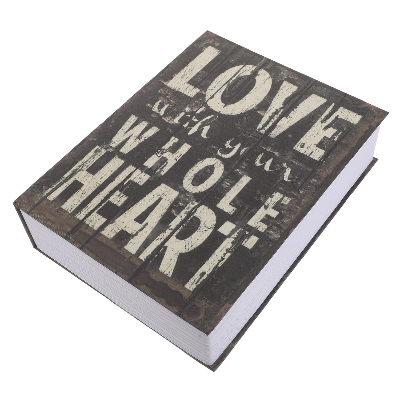 Hemobllo Cassaforte Libro Decorativa con Serratura a Combinazione, Portatile e Nascosta, in Materiale Abs, per Ufficio e Viaggio