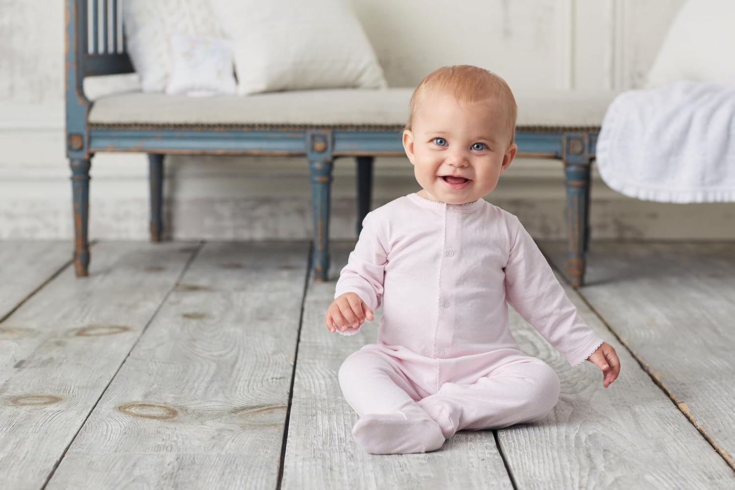 Kissy Kissy baby-girls New Kissy Dots Print Snap Front Footie Pajamas - Image 2