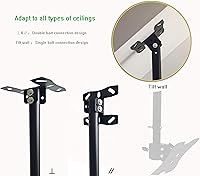 Vista 2 de Soporte de montaje de TV de techo ajustable que se adapta a la mayoría de monitores de plasma LED LCD de 14 a 42 pulgadas, pantallas de pantalla