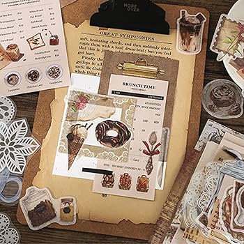 コラージュ素材 大容量 まとめ売り Amazon.co.jp: コラージュ 素材 シール 詰め合わせ 人気 GUAN