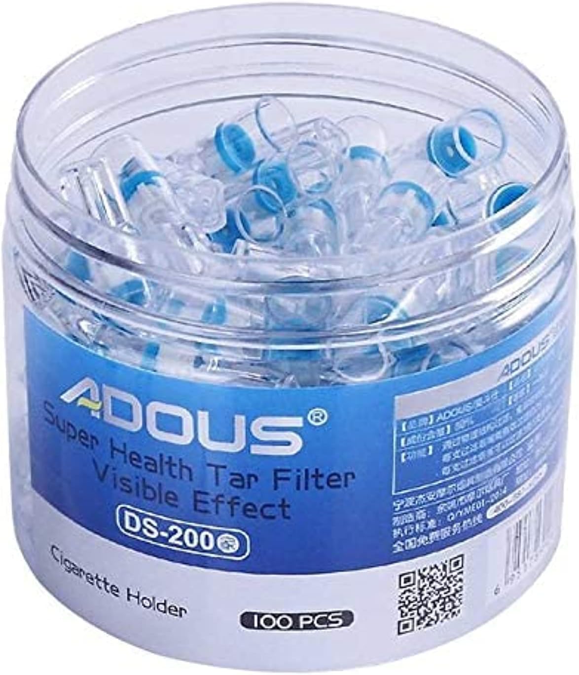 100 Pcs Disposable Cigarette Filters for Smokers, Cigarette Holder