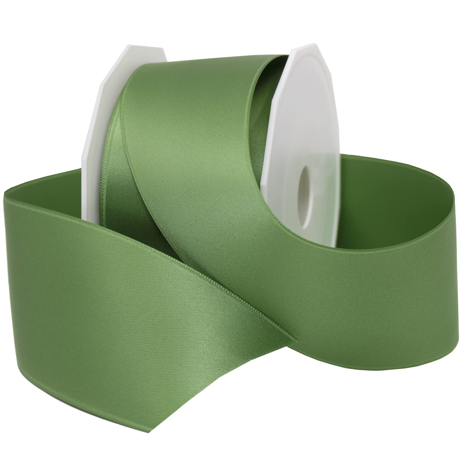 Morex Ribbon DF Cinta de satén suizo de 2 pulgadas x 10 yardas, trébol, 03550/10-802