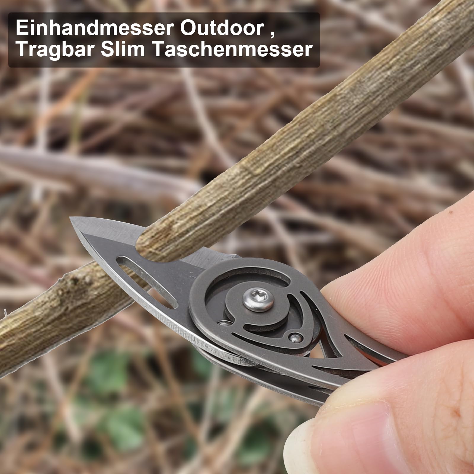 TC4 Mini Coltello Pieghevole In Lega Di Tanio EDC