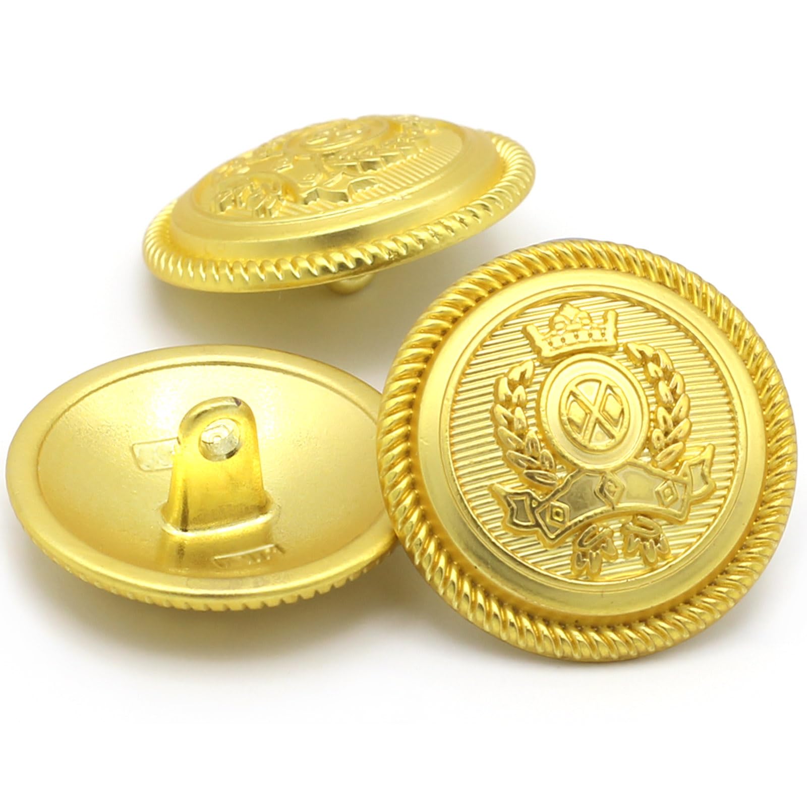 Flying Horse66 14 Pcs Gold Blazer Buttons, Metal Blazer Buttons for Suits Coat Uniform Jacket 15mm 23mm - Image 2