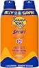 Protector Solar en Spray Banana Boat Sport SPF 50, 6 oz (Paquete de 2) | Bloqueador solar resistente al sudor y al agua, protección de amplio espectro UVA/UVB, fórmula ligera, protección solar para exteriores 6 Onzas (Paquete de 2) 1