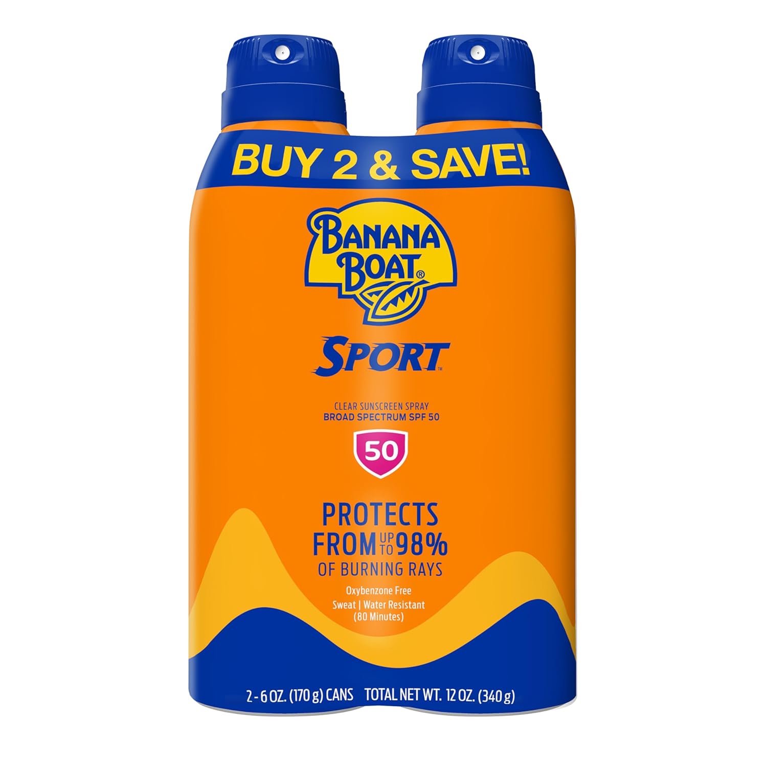 Banana Boat Sport Ultra SPF 50 Sunscreen Spray | Banana Boat Sunscreen…