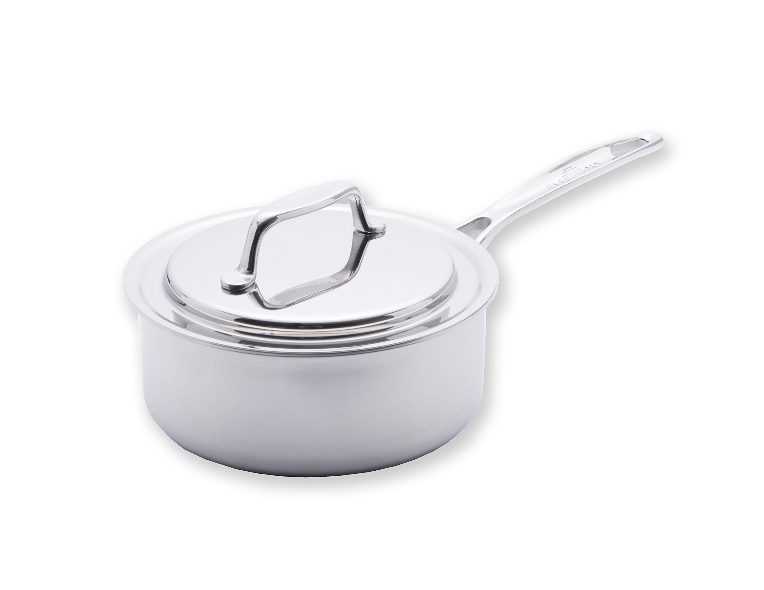 Best Deals Online VonShef 5pc Stainless Steel Pan Set Suitable for