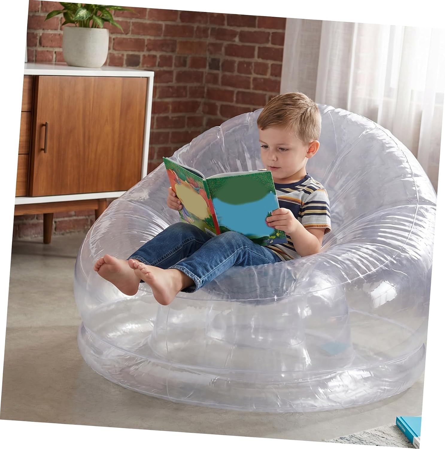Inflatable PVC Sofa Chair for Boys and Girls Indoor Camping