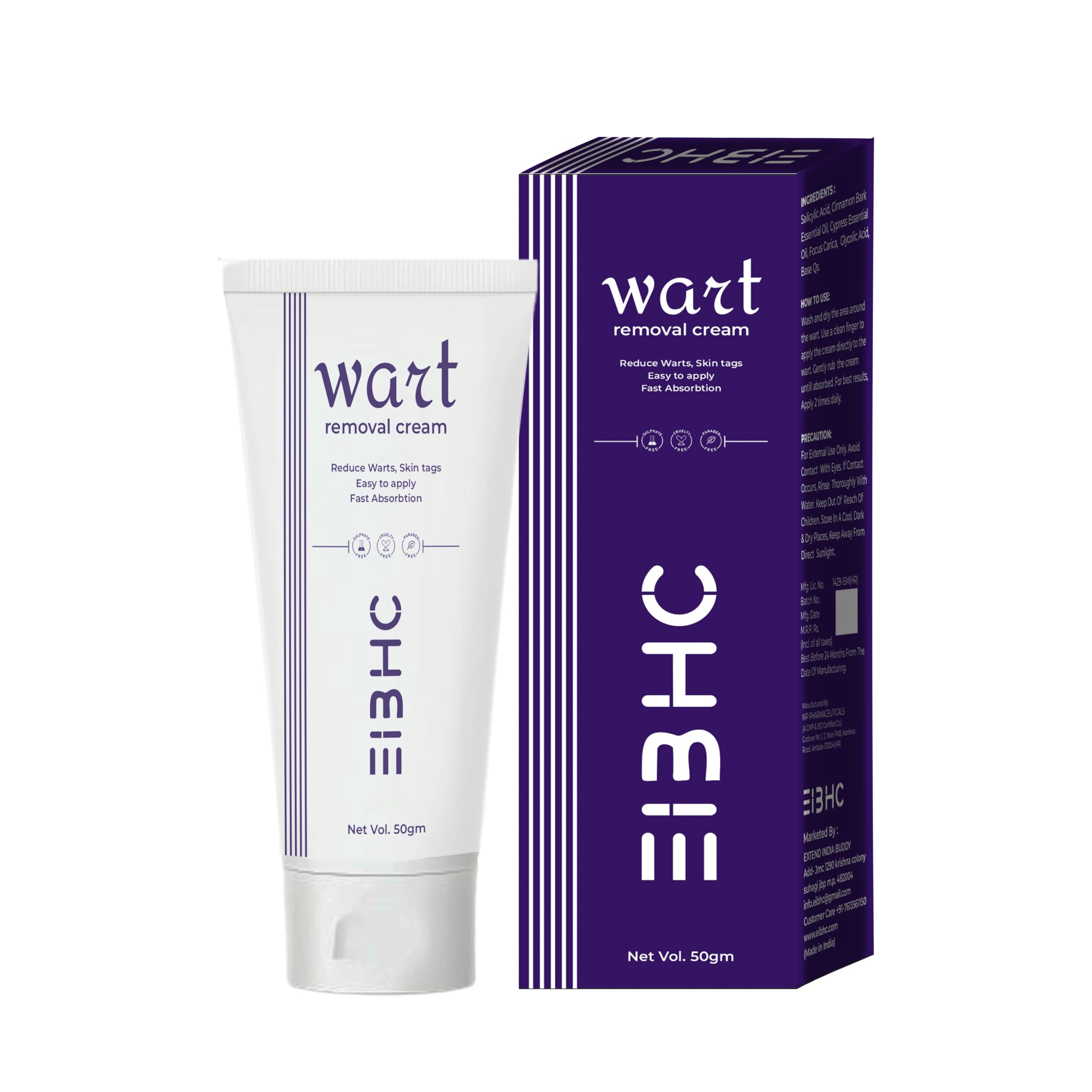 EIBHC Wart removal cream for Men & Women- 50gm (B0DBHSMNTK) Amazon Price History, Amazon Price Tracker