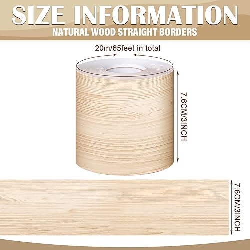 Miniatura 8 de Zonon Borde para tablón de anuncios para el aula, 65 pies, bordes rectos, decoración para el aula o la escuela del hogar (granja)