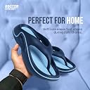 DOCTOR EXTRA SOFT Men's Premium Slippers with Soft Acupressure Foot Massager for Adult | Comfortable & Light Weight| Stylish & Anti-Skid | Casual Waterproof & Everyday Flip Flops for Gents & Boys D-544 gallery image