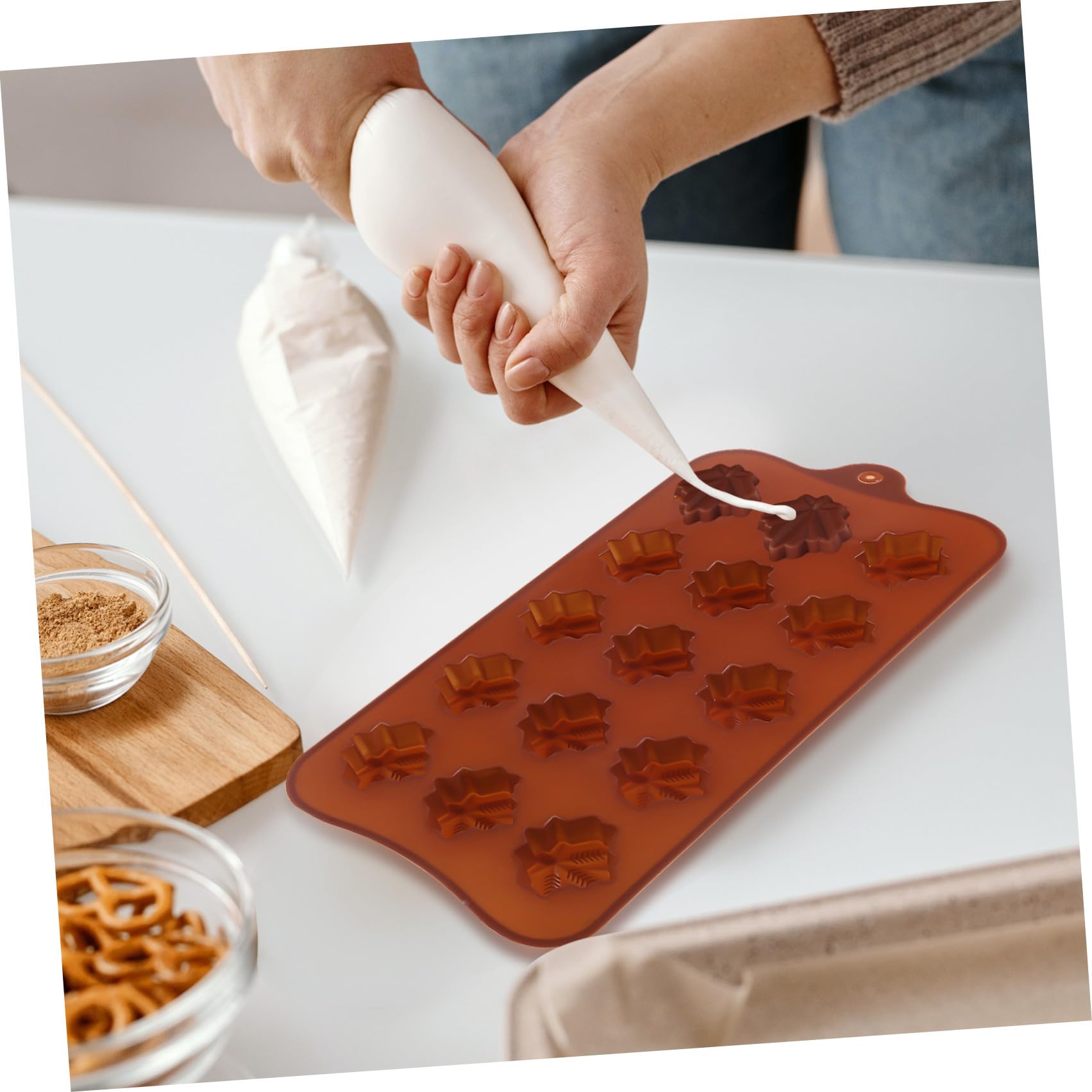Alipis 30 Moldes De Chocolate Para Chocolate Moldes Para Dulces Para Pasteles Para Gomitas Para Gomitas De Para Galletas Para Gelatinas