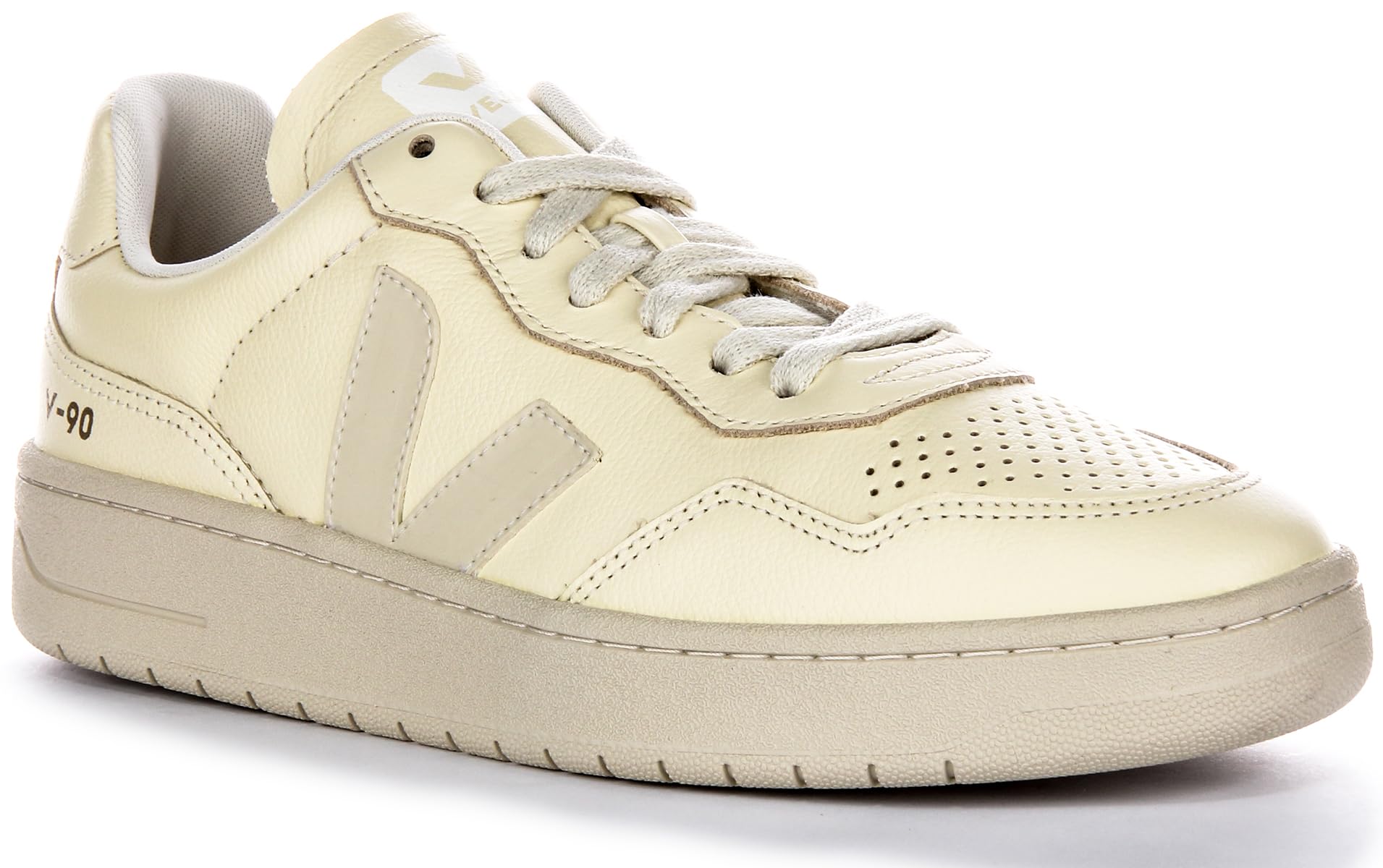 V 10 Veja Sneaker Damen Gold Veja Women's V-90 Leather