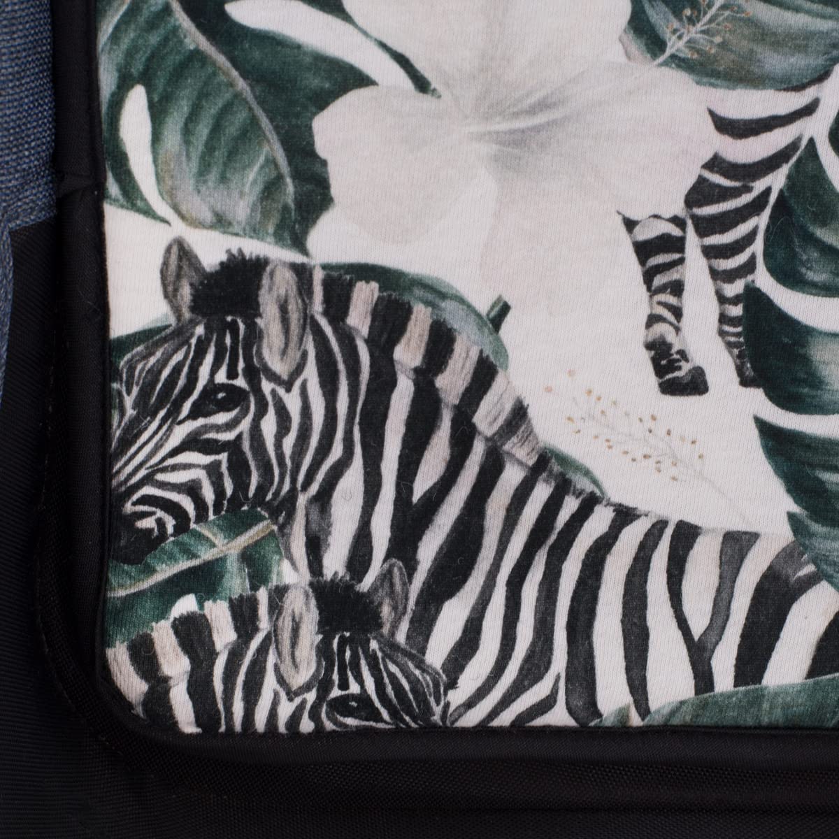 JYOKO KIDS Materasso per passeggino gemellare in cotone (Zebra)