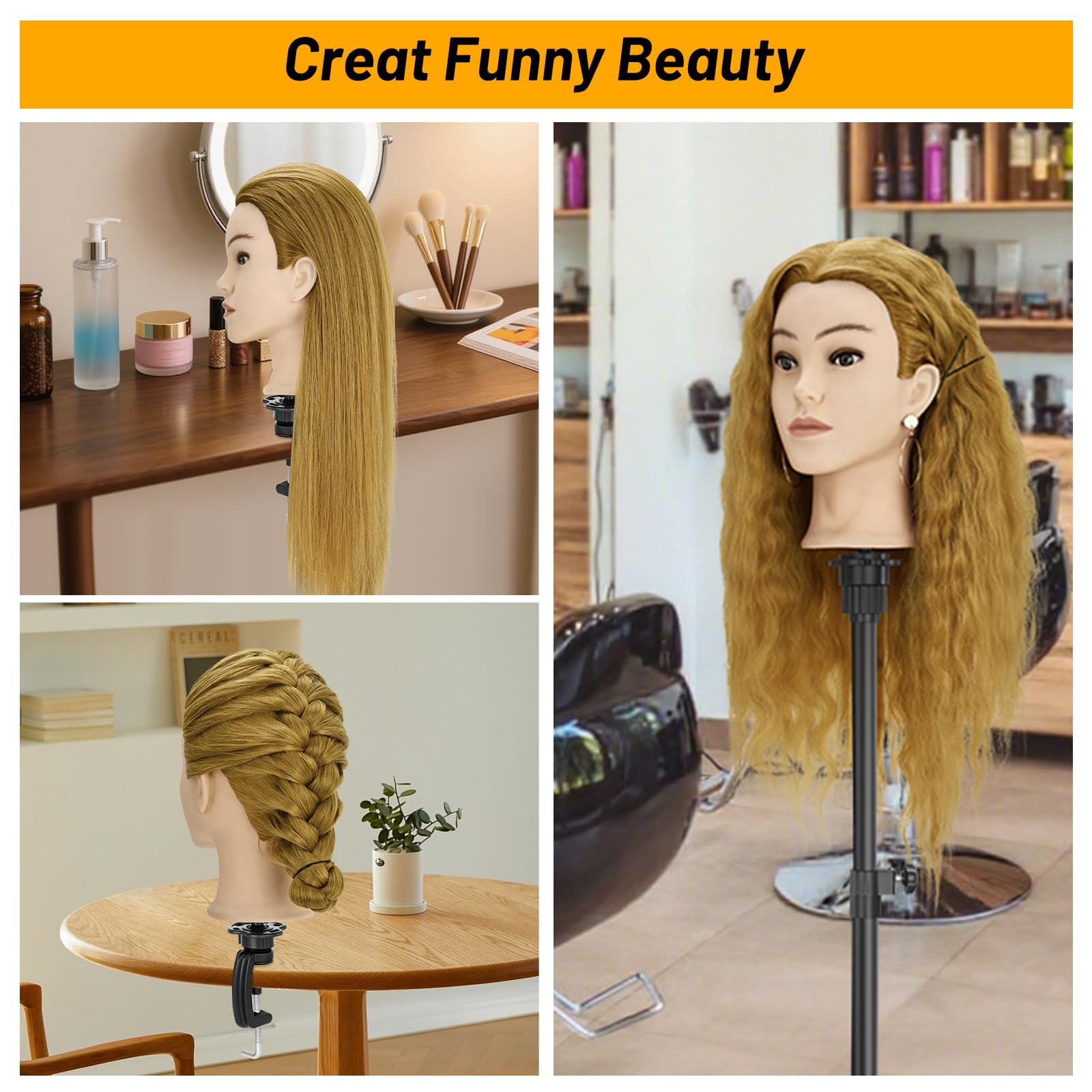 Testa di manichino maschile 100% fibra sintetica capelli cosmetologia parrucchiere pratica formazione testa di bambola per lo styling dei capelli con regalo gratuo  200165144