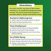 Vista 4 de Bloom City 's Sal de Epsom líquida orgánica para plantas, 1 galón (128 oz)