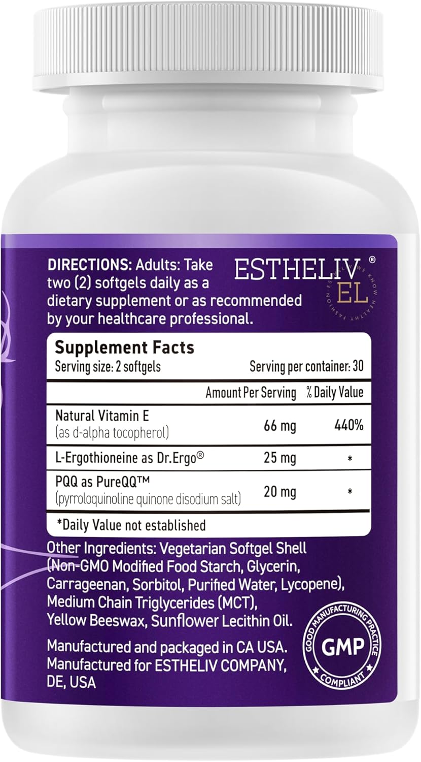 ESTHELIV® Premium Cellular Skin Radiance - 60 Veggie Softgels
