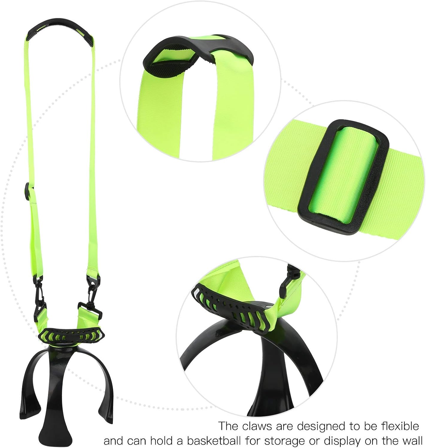 plplaaoo Portable Ball Claw Basketball Football Volleyball Storage Fixing Claw Accessories, Ball Claw Wall Mount,for Different Places Such as Gymnasium, School, Etc. : Sports & Outdoors