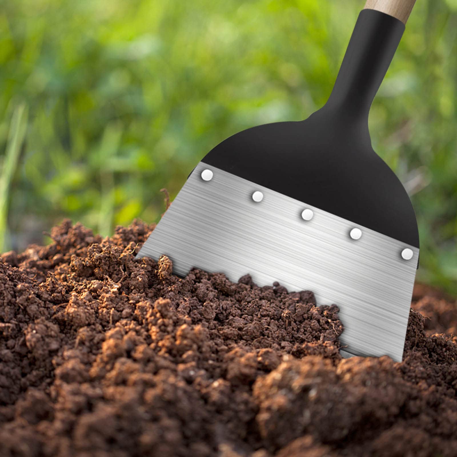 Pala Multifunzione Giardino - Manico Regolabile 148cm, Per Diserbo E Neve