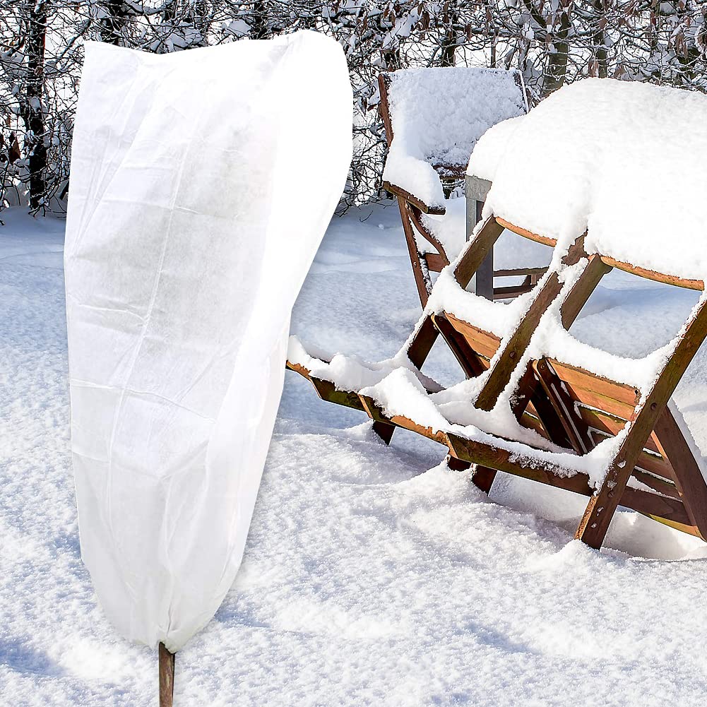 ZWPARTS Housses Hivernage pour Plantes, Housse D'hivernage, Housse de Protection pour Plante Non Tissée Protection Contre Le Gel des Plantes en Pots et Vegetaux (200 x 240CM)