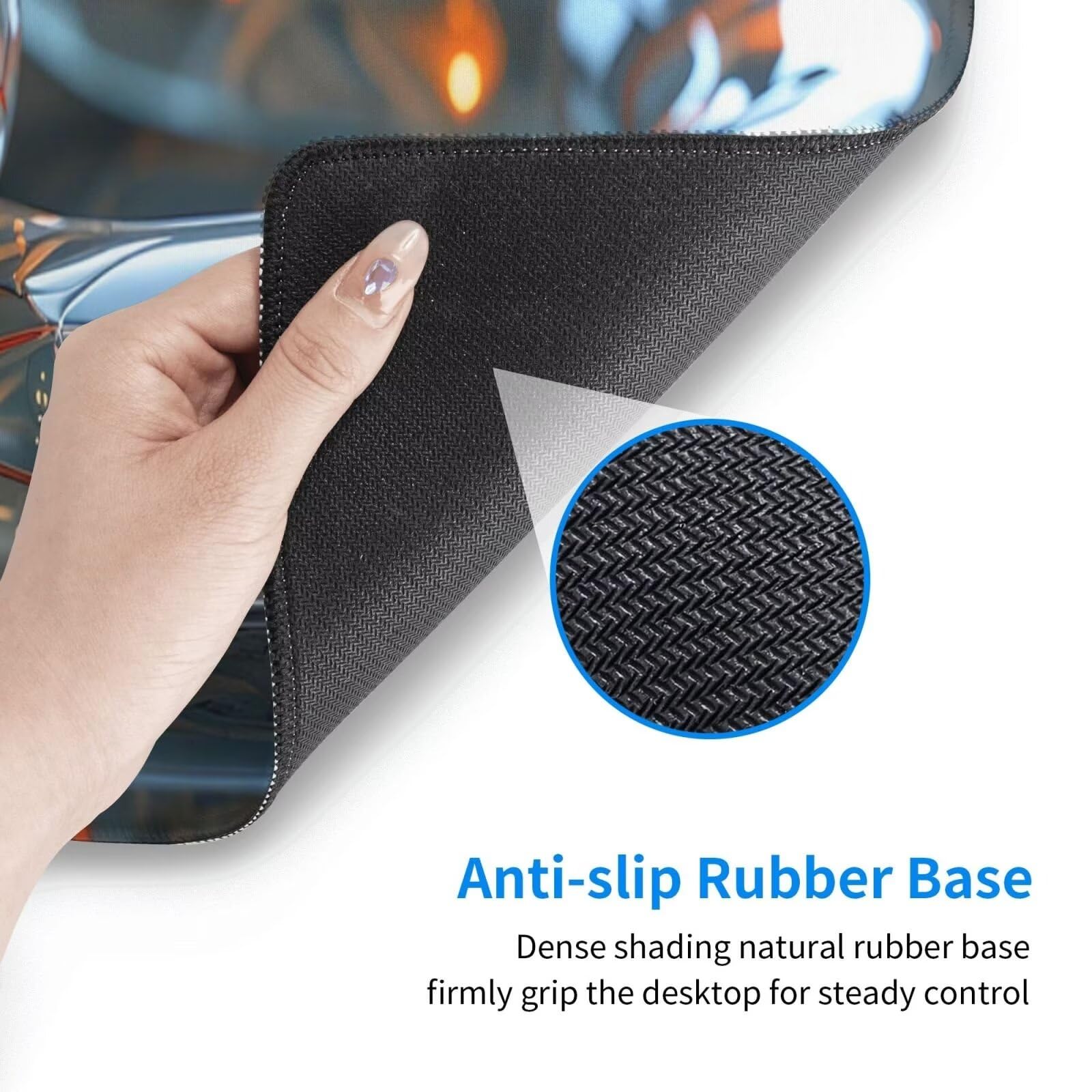 Tappetino Mouse, Tappetino Mouse Gaming Grande XXL 1500x800x3mm Tappetino Scrivania Mouse Pad, Base in Gomma Antiscivolo, Bordi Cuciti,Lavabile, Mousepad per Ufficio e Gaming (serpente) R-603