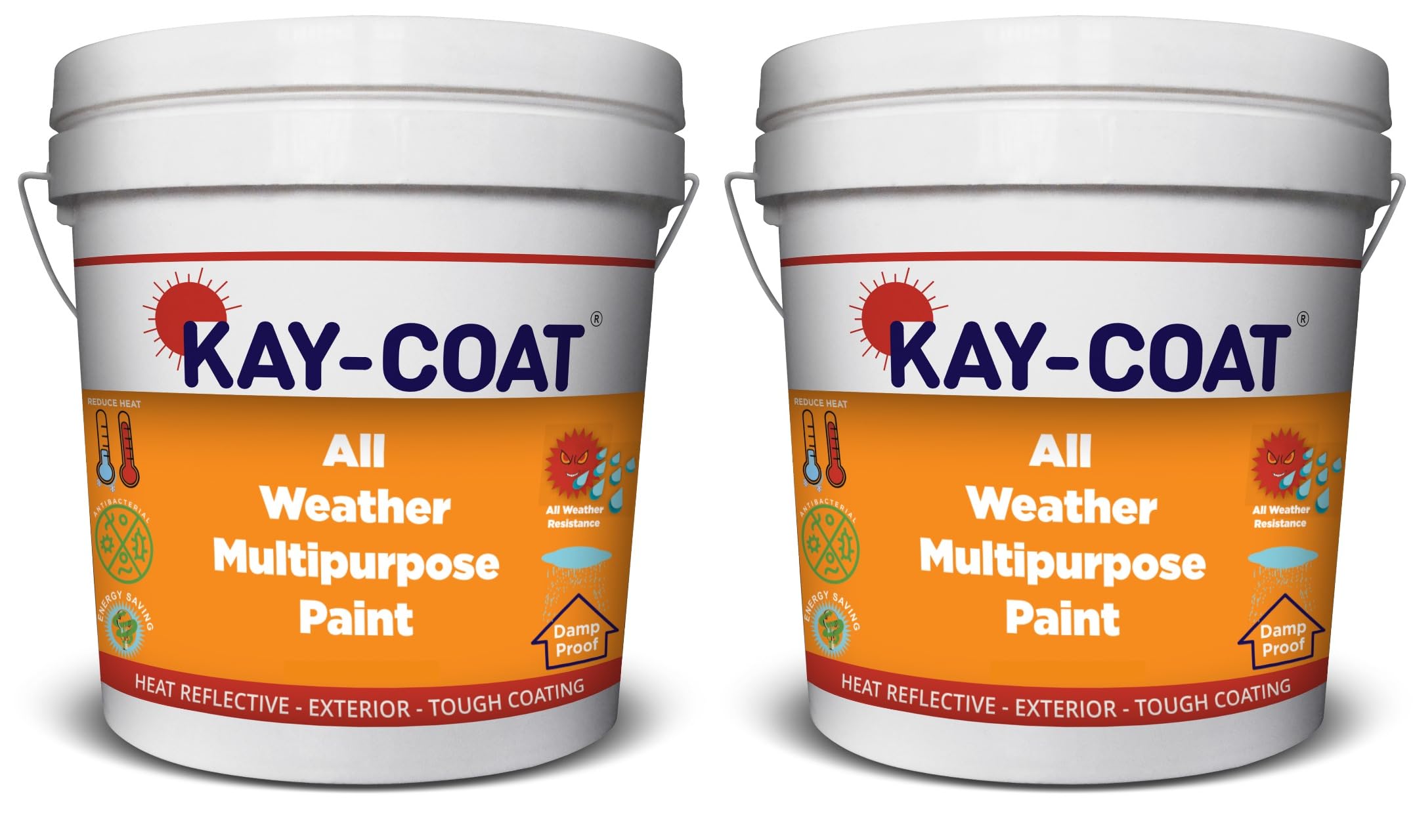 KAY-COAT Solar Heat Reflective Cool Roof Paint, Elastomeric Coating, UV and Wheather Resistant, Fire Retardant ((20Kg, Pack of 2) (B0DGTX9YNY) Amazon Price History, Amazon Price Tracker