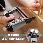 Pneumatic Staple Gun, NEU MASTER 20 Gauge Upholstery Stapler with 1500Pcs T50 1/4", 3/8", 5/8" Staples and BMC Carrying Case, Heavy Duty Staple Gun for Woodworking and DIY Projects
