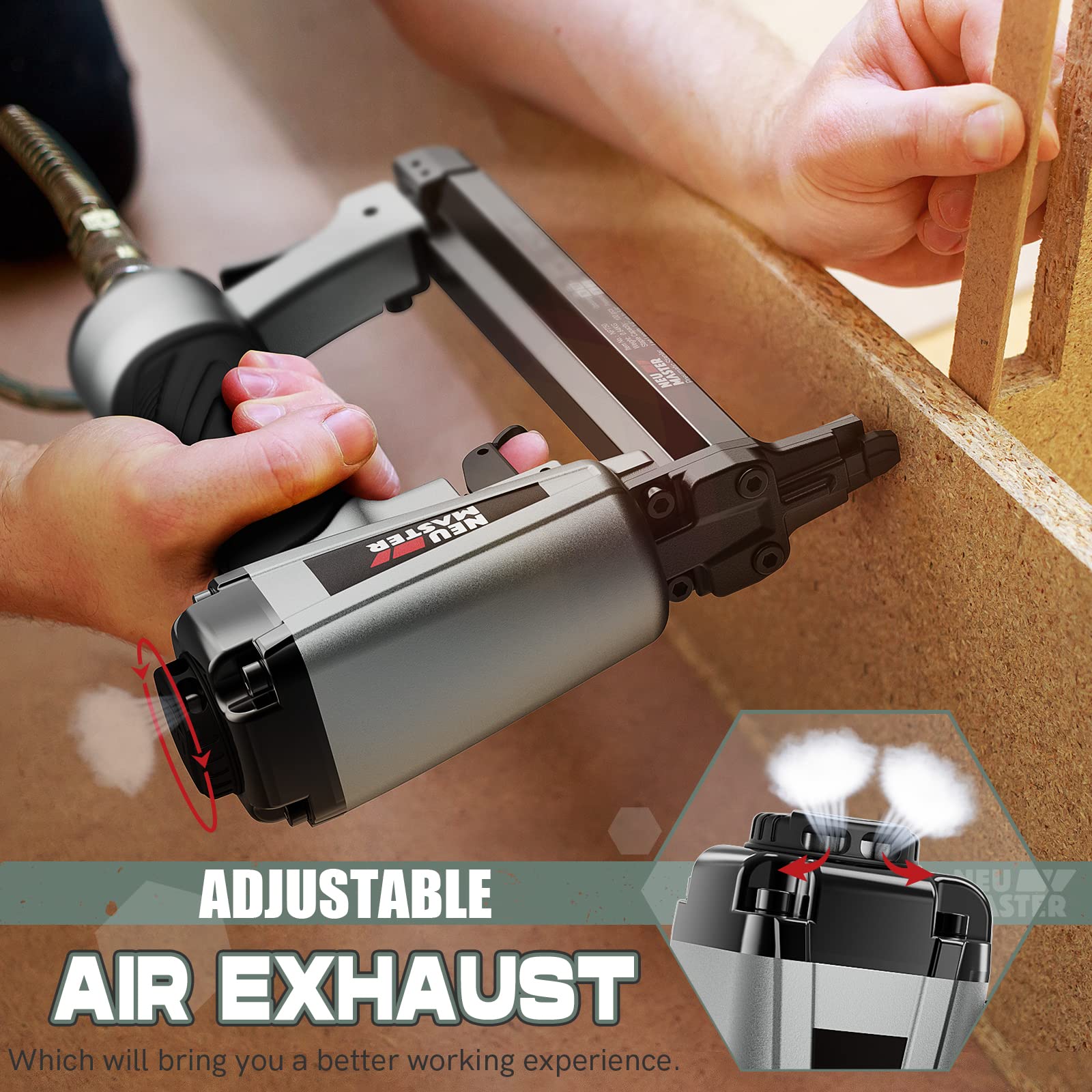 NEU MASTER Pneumatic Staple Gun - Upholstery Stapler -4 NEU MASTER Pneumatic Staple Gun - Upholstery Stapler -4